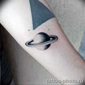 фото тату Сатурн 18.12.2018 №005 - tattoo photo saturn - tattoo-photo.ru