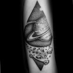 фото тату Сатурн 18.12.2018 №009 - tattoo photo saturn - tattoo-photo.ru