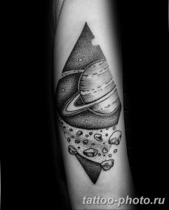 фото тату Сатурн 18.12.2018 №009 - tattoo photo saturn - tattoo-photo.ru