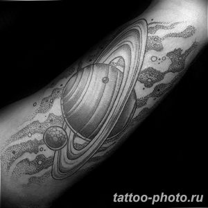 фото тату Сатурн 18.12.2018 №020 - tattoo photo saturn - tattoo-photo.ru