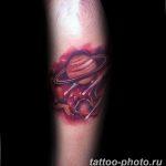 фото тату Сатурн 18.12.2018 №026 - tattoo photo saturn - tattoo-photo.ru