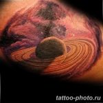 фото тату Сатурн 18.12.2018 №034 - tattoo photo saturn - tattoo-photo.ru