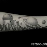 фото тату Сатурн 18.12.2018 №037 - tattoo photo saturn - tattoo-photo.ru