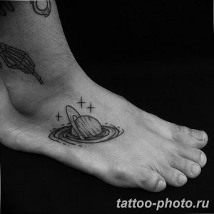 фото тату Сатурн 18.12.2018 №038 - tattoo photo saturn - tattoo-photo.ru