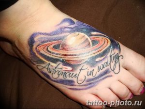 фото тату Сатурн 18.12.2018 №046 - tattoo photo saturn - tattoo-photo.ru