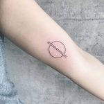 фото тату Сатурн 18.12.2018 №052 - tattoo photo saturn - tattoo-photo.ru