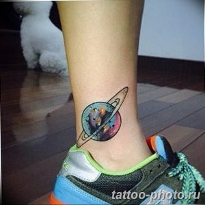 фото тату Сатурн 18.12.2018 №076 - tattoo photo saturn - tattoo-photo.ru