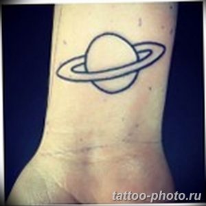 фото тату Сатурн 18.12.2018 №077 - tattoo photo saturn - tattoo-photo.ru