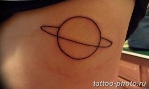 фото тату Сатурн 18.12.2018 №082 - tattoo photo saturn - tattoo-photo.ru