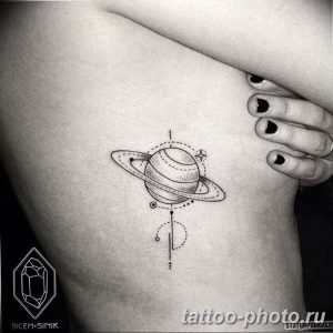 фото тату Сатурн 18.12.2018 №084 - tattoo photo saturn - tattoo-photo.ru