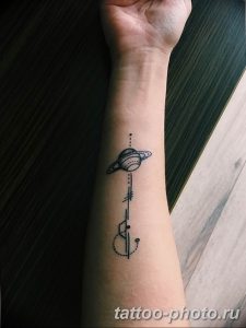 фото тату Сатурн 18.12.2018 №085 - tattoo photo saturn - tattoo-photo.ru