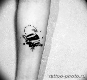 фото тату Сатурн 18.12.2018 №091 - tattoo photo saturn - tattoo-photo.ru