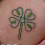 фото тату клевер четырехлистный 24.12.2018 №009 - four leaf clover tattoo - tattoo-photo.ru