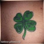 фото тату клевер четырехлистный 24.12.2018 №011 - four leaf clover tattoo - tattoo-photo.ru