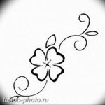 фото тату клевер четырехлистный 24.12.2018 №013 - four leaf clover tattoo - tattoo-photo.ru