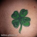 фото тату клевер четырехлистный 24.12.2018 №021 - four leaf clover tattoo - tattoo-photo.ru