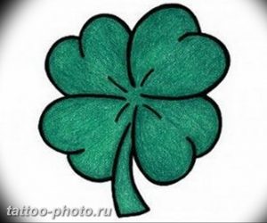 фото тату клевер четырехлистный 24.12.2018 №056 - four leaf clover tattoo - tattoo-photo.ru