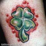 фото тату клевер четырехлистный 24.12.2018 №105 - four leaf clover tattoo - tattoo-photo.ru