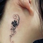 фото тату клевер четырехлистный 24.12.2018 №111 - four leaf clover tattoo - tattoo-photo.ru