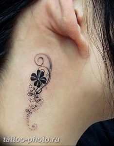 фото тату клевер четырехлистный 24.12.2018 №111 - four leaf clover tattoo - tattoo-photo.ru