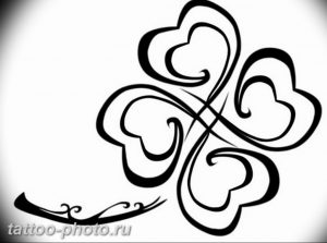 фото тату клевер четырехлистный 24.12.2018 №125 - four leaf clover tattoo - tattoo-photo.ru