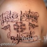 фото тату клевер четырехлистный 24.12.2018 №138 - four leaf clover tattoo - tattoo-photo.ru