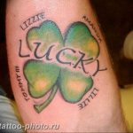 фото тату клевер четырехлистный 24.12.2018 №164 - four leaf clover tattoo - tattoo-photo.ru
