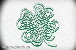 фото тату клевер четырехлистный 24.12.2018 №195 - four leaf clover tattoo - tattoo-photo.ru