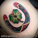 фото тату клевер четырехлистный 24.12.2018 №264 - four leaf clover tattoo - tattoo-photo.ru