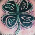 фото тату клевер четырехлистный 24.12.2018 №268 - four leaf clover tattoo - tattoo-photo.ru