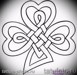 фото тату клевер четырехлистный 24.12.2018 №282 - four leaf clover tattoo - tattoo-photo.ru