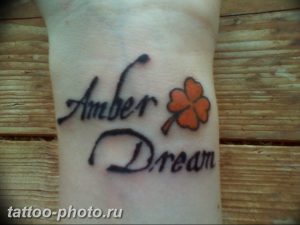 фото тату клевер четырехлистный 24.12.2018 №306 - four leaf clover tattoo - tattoo-photo.ru