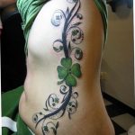 фото тату клевер четырехлистный 24.12.2018 №341 - four leaf clover tattoo - tattoo-photo.ru