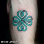 фото тату клевер четырехлистный 24.12.2018 №347 - four leaf clover tattoo - tattoo-photo.ru