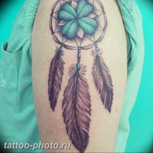 фото тату клевер четырехлистный 24.12.2018 №349 - four leaf clover tattoo - tattoo-photo.ru