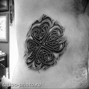 фото тату клевер четырехлистный 24.12.2018 №350 - four leaf clover tattoo - tattoo-photo.ru