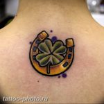 фото тату клевер четырехлистный 24.12.2018 №358 - four leaf clover tattoo - tattoo-photo.ru