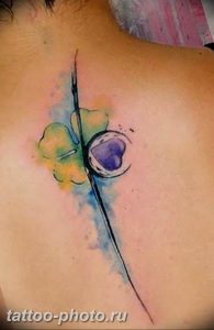 фото тату клевер четырехлистный 24.12.2018 №364 - four leaf clover tattoo - tattoo-photo.ru