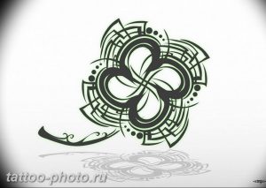 фото тату клевер четырехлистный 24.12.2018 №366 - four leaf clover tattoo - tattoo-photo.ru