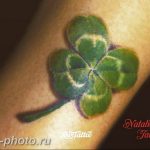 фото тату клевер четырехлистный 24.12.2018 №377 - four leaf clover tattoo - tattoo-photo.ru