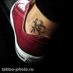 фото тату клевер четырехлистный 24.12.2018 №467 - four leaf clover tattoo - tattoo-photo.ru