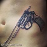 фото тату револьвер 24.12.2018 №048 - photo tattoo revolver - tattoo-photo.ru