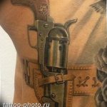 фото тату револьвер 24.12.2018 №066 - photo tattoo revolver - tattoo-photo.ru
