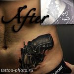 фото тату револьвер 24.12.2018 №070 - photo tattoo revolver - tattoo-photo.ru