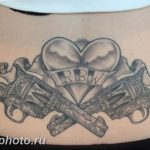 фото тату револьвер 24.12.2018 №107 - photo tattoo revolver - tattoo-photo.ru