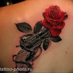 фото тату револьвер 24.12.2018 №120 - photo tattoo revolver - tattoo-photo.ru