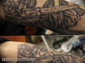 фото тату револьвер 24.12.2018 №125 - photo tattoo revolver - tattoo-photo.ru