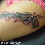фото тату револьвер 24.12.2018 №144 - photo tattoo revolver - tattoo-photo.ru
