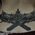 фото тату револьвер 24.12.2018 №166 - photo tattoo revolver - tattoo-photo.ru
