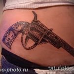 фото тату револьвер 24.12.2018 №168 - photo tattoo revolver - tattoo-photo.ru